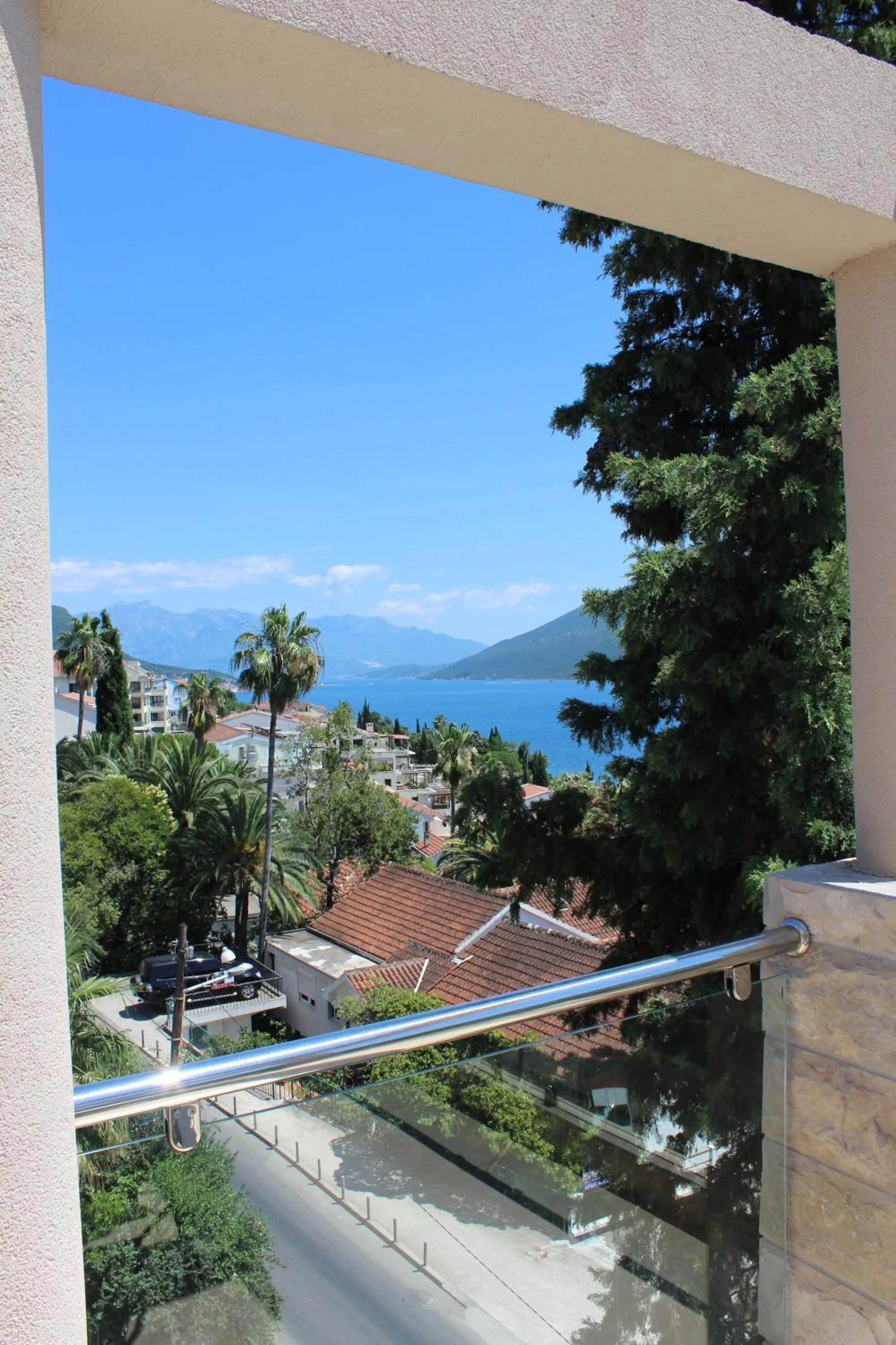 City view in Swiss Residence Montenegro