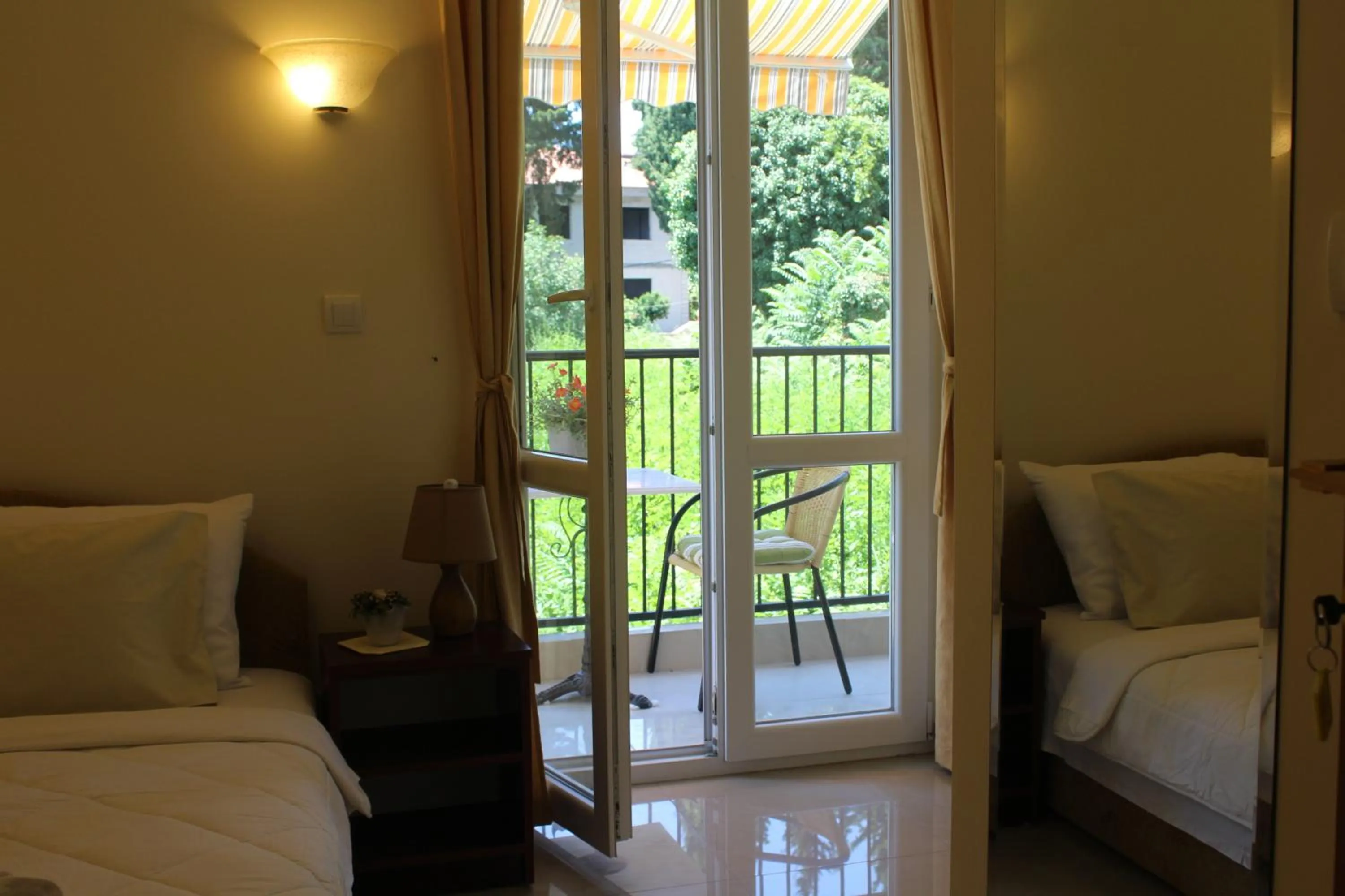 Garden, Bed in Swiss Residence Montenegro