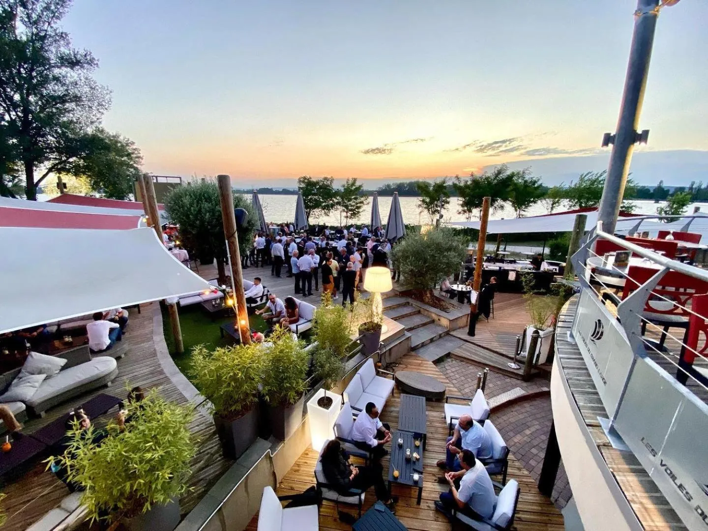 Patio in Lodge Hôtel & Spa Les Voiles du Grand Large