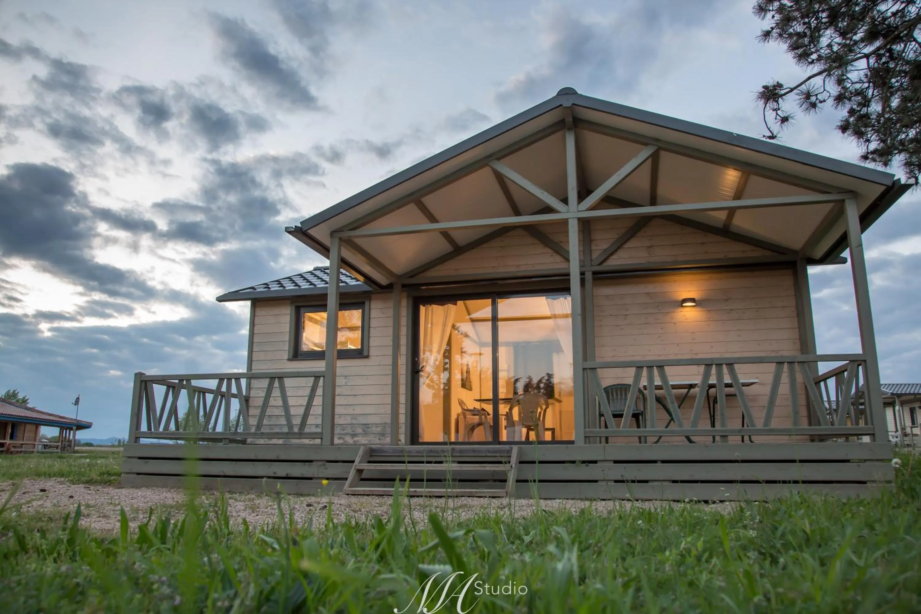 Patio in Lodge Hôtel & Spa Les Voiles du Grand Large