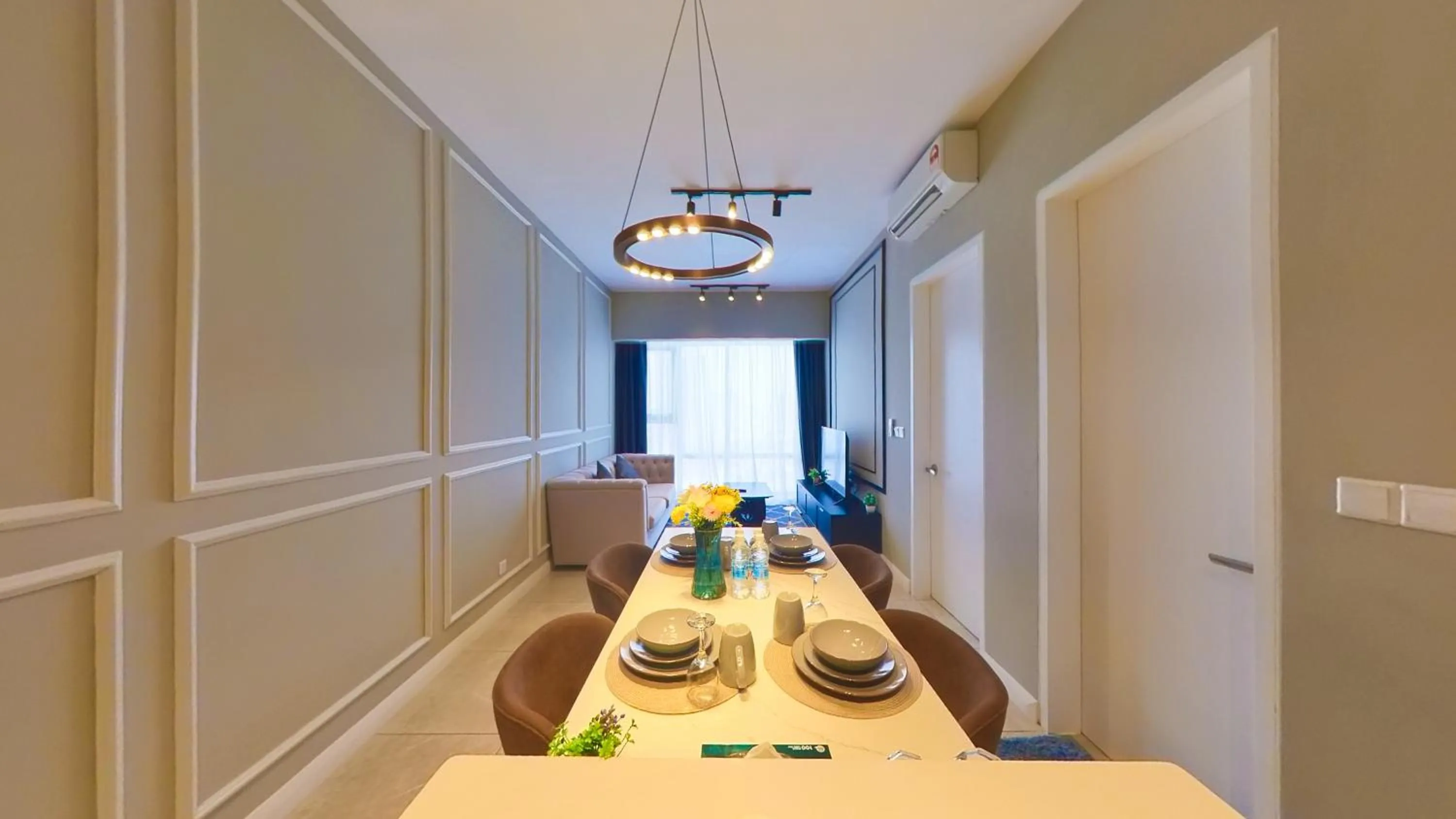 Living room in Axon Residence KLCC - JD HOME