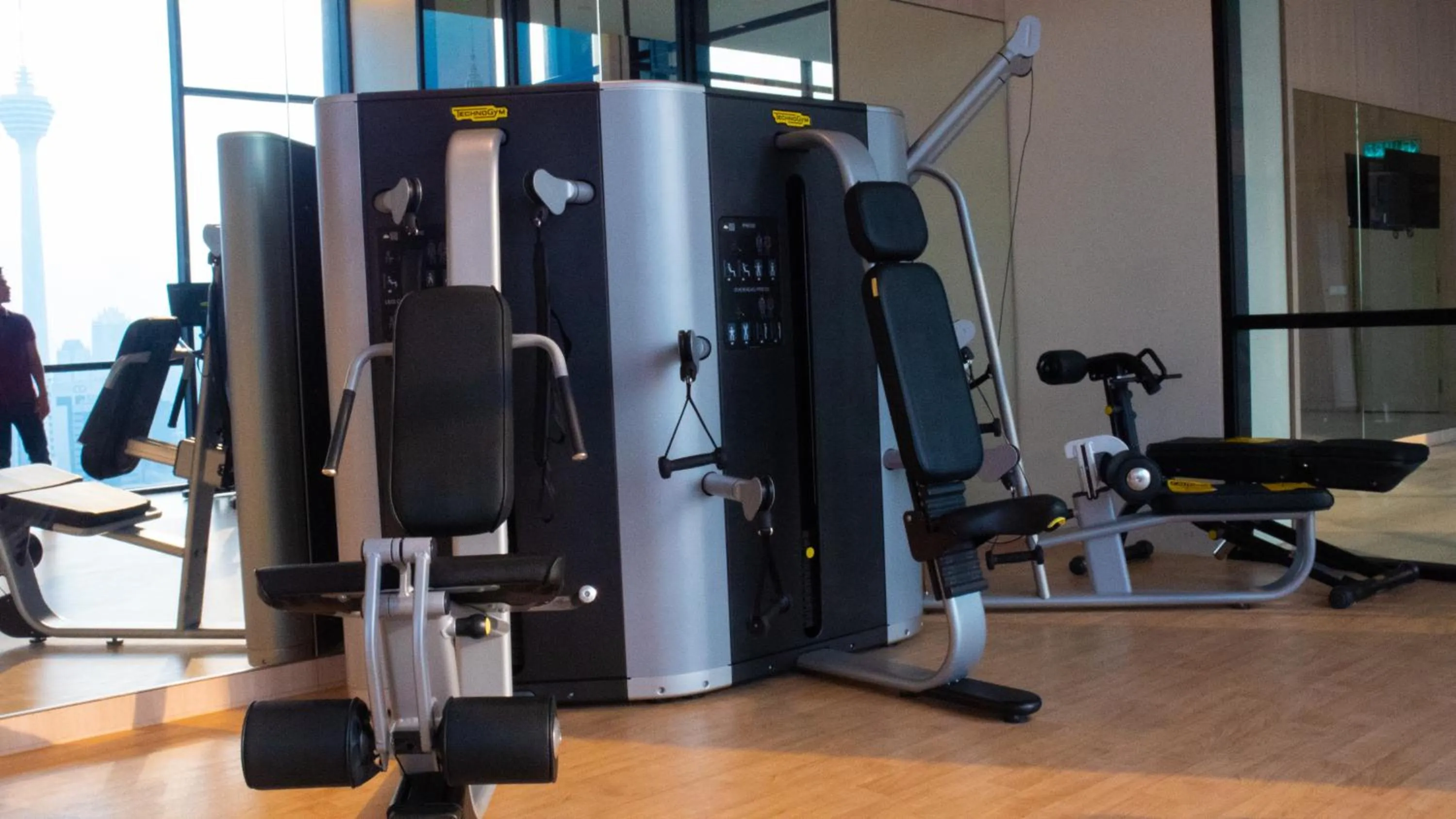 Fitness centre/facilities in Axon Residence KLCC - JD HOME