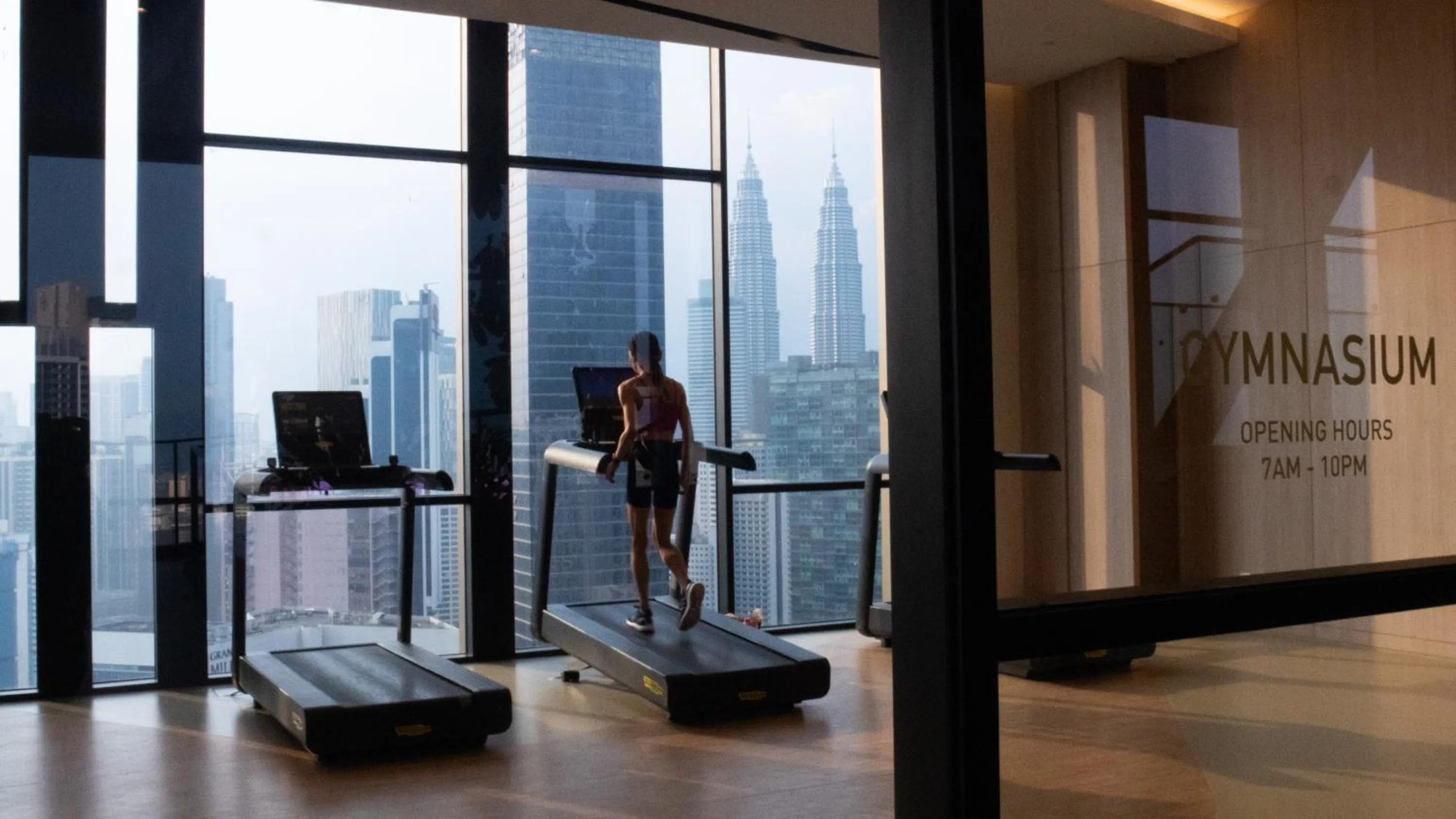Fitness centre/facilities in Axon Residence KLCC - JD HOME