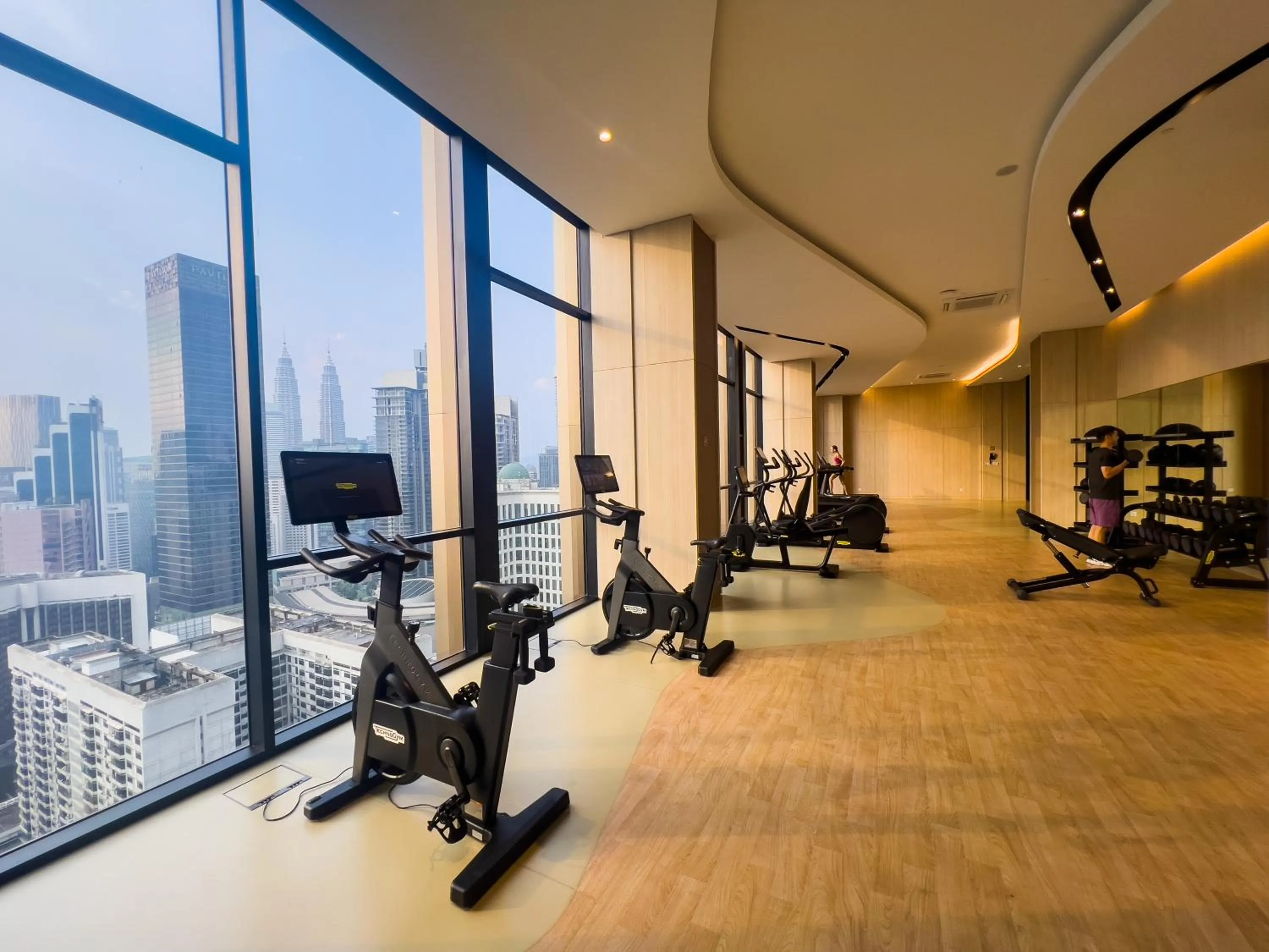 Fitness centre/facilities in Axon Residence KLCC - JD HOME