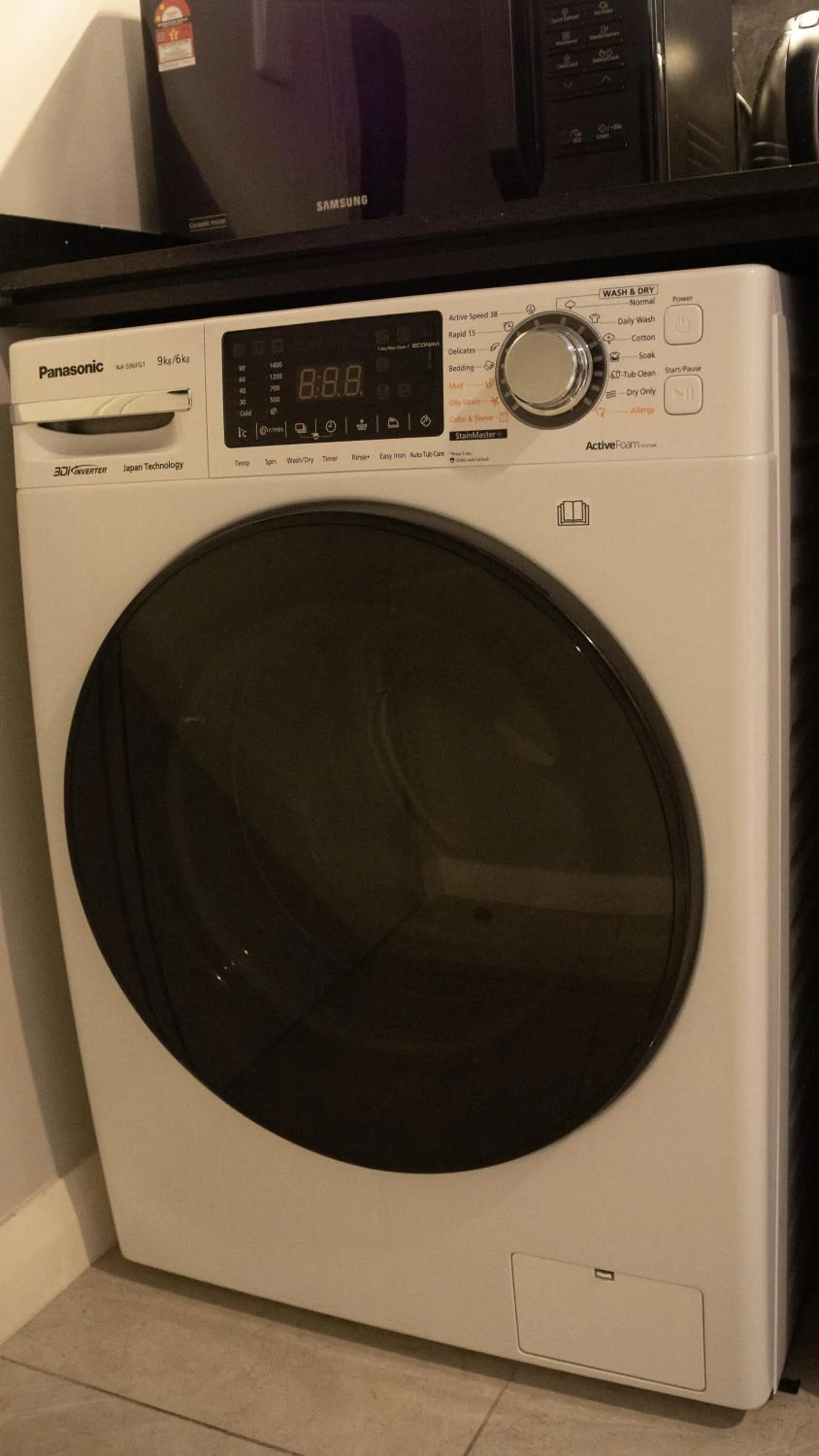 washing machine in Axon Residence KLCC - JD HOME