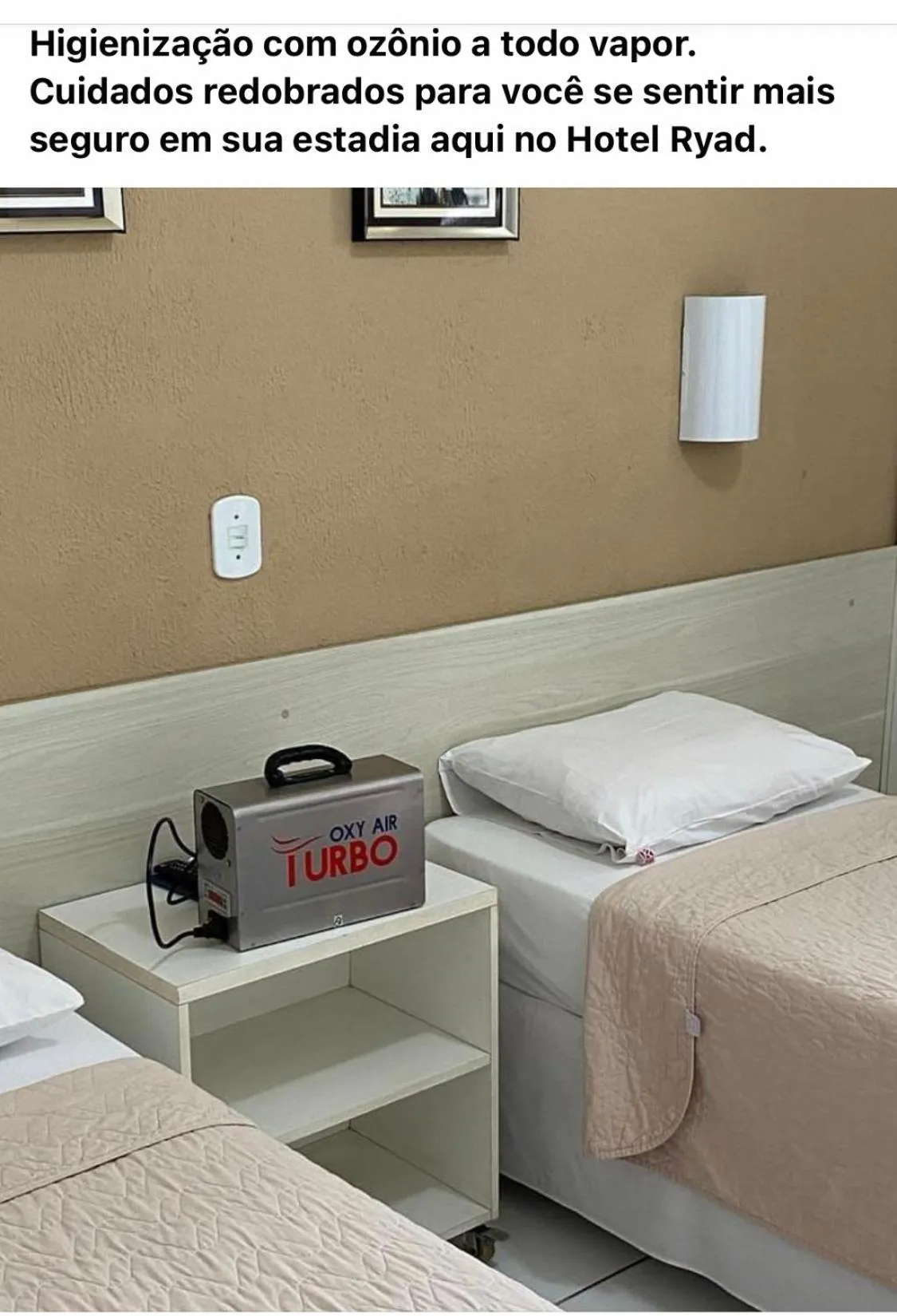 Bed in Hotel Ryad Express