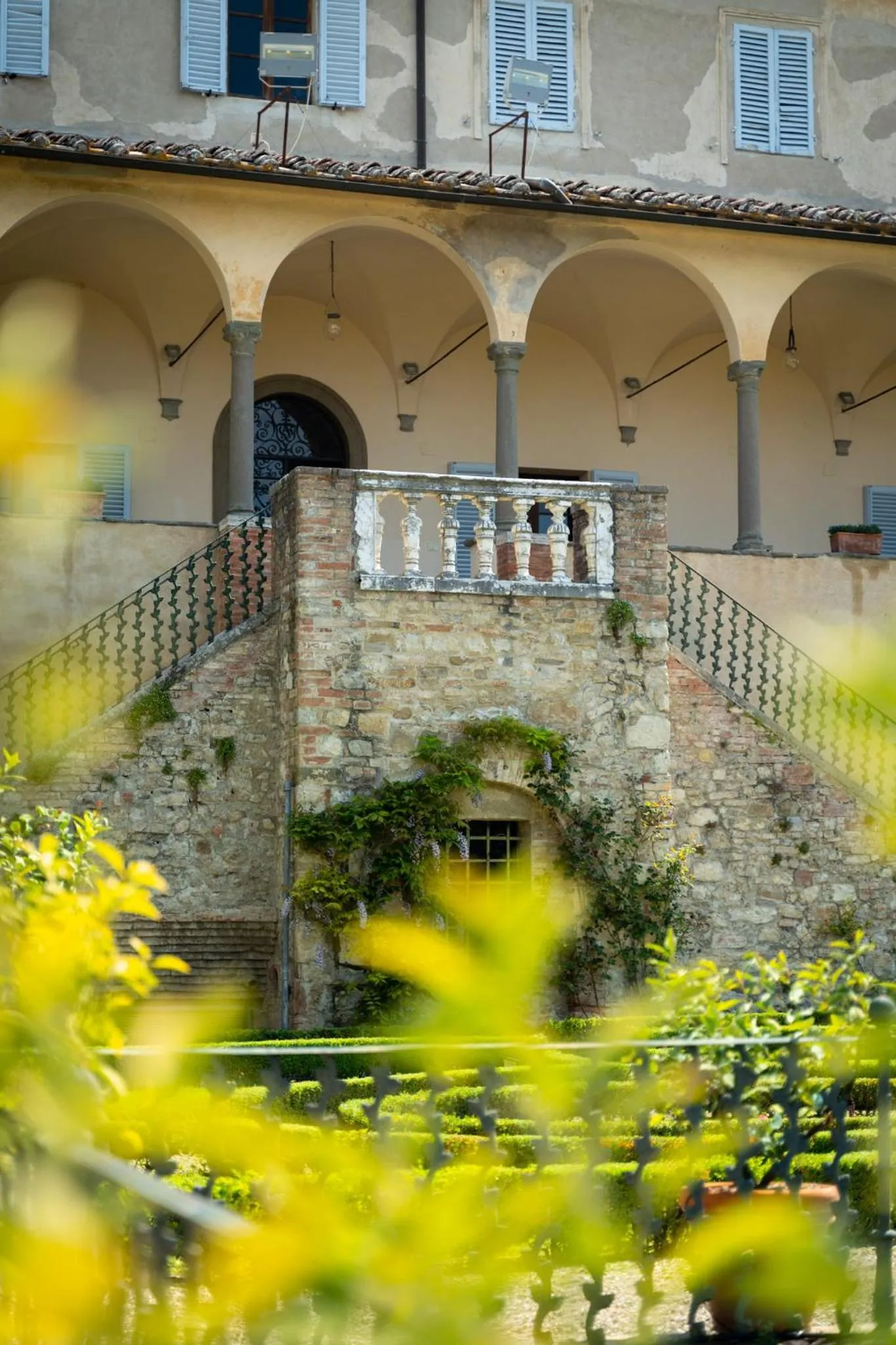 Balcony/Terrace in Certosa di Pontignano Residenza d'Epoca - Place of Charme