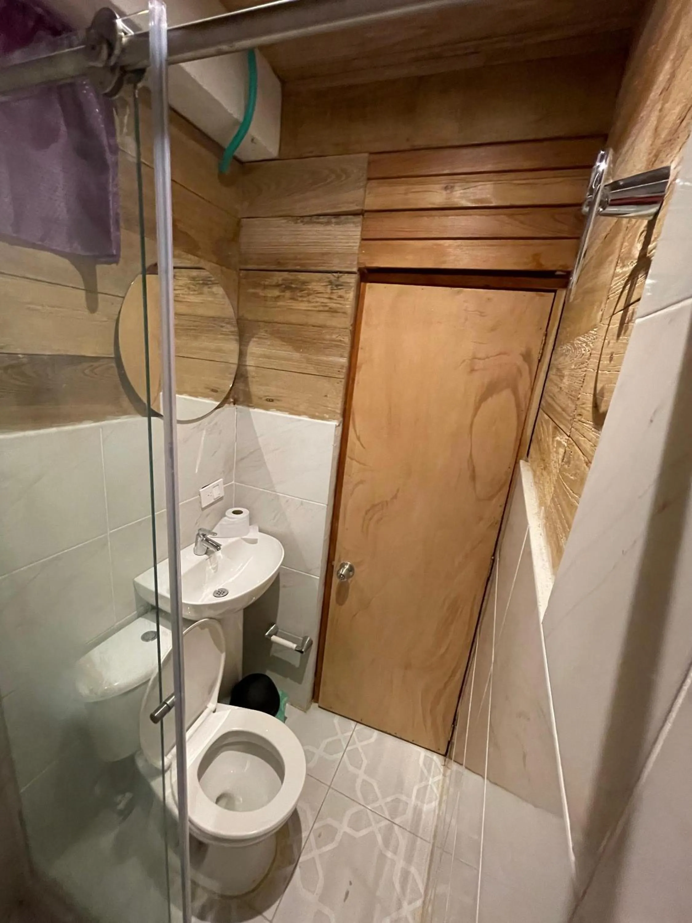 Shower in Petra Hotel