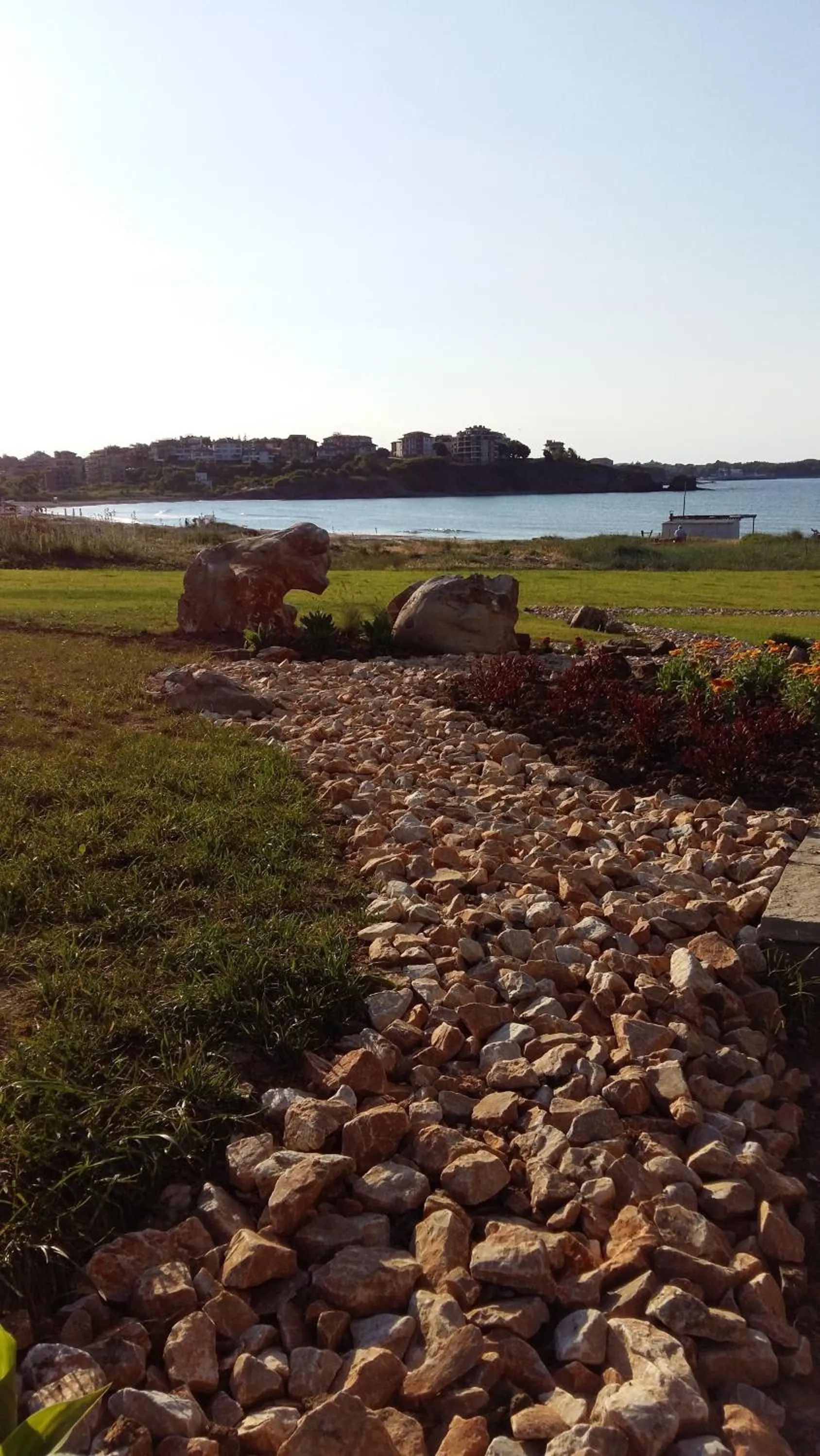 Garden view in Toma's Residence - Front Beach