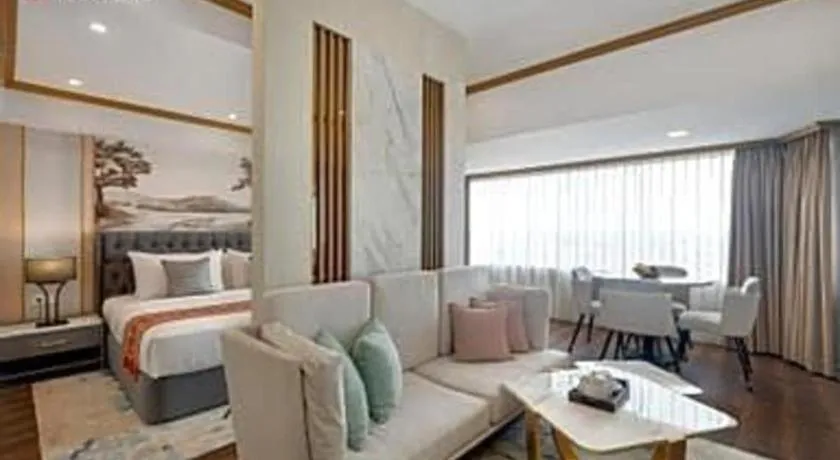 Bed in Hotel Pangeran