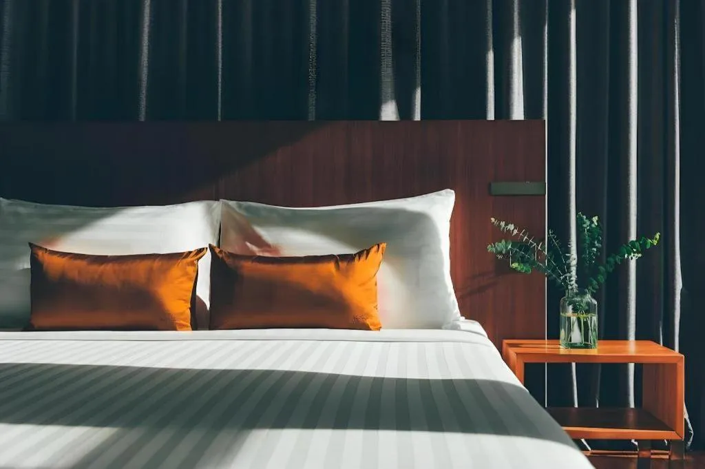 Bed in Seven Zea Chic Hotel