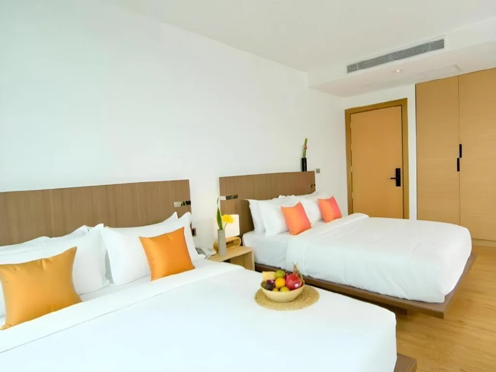 Bed in Seven Zea Chic Hotel