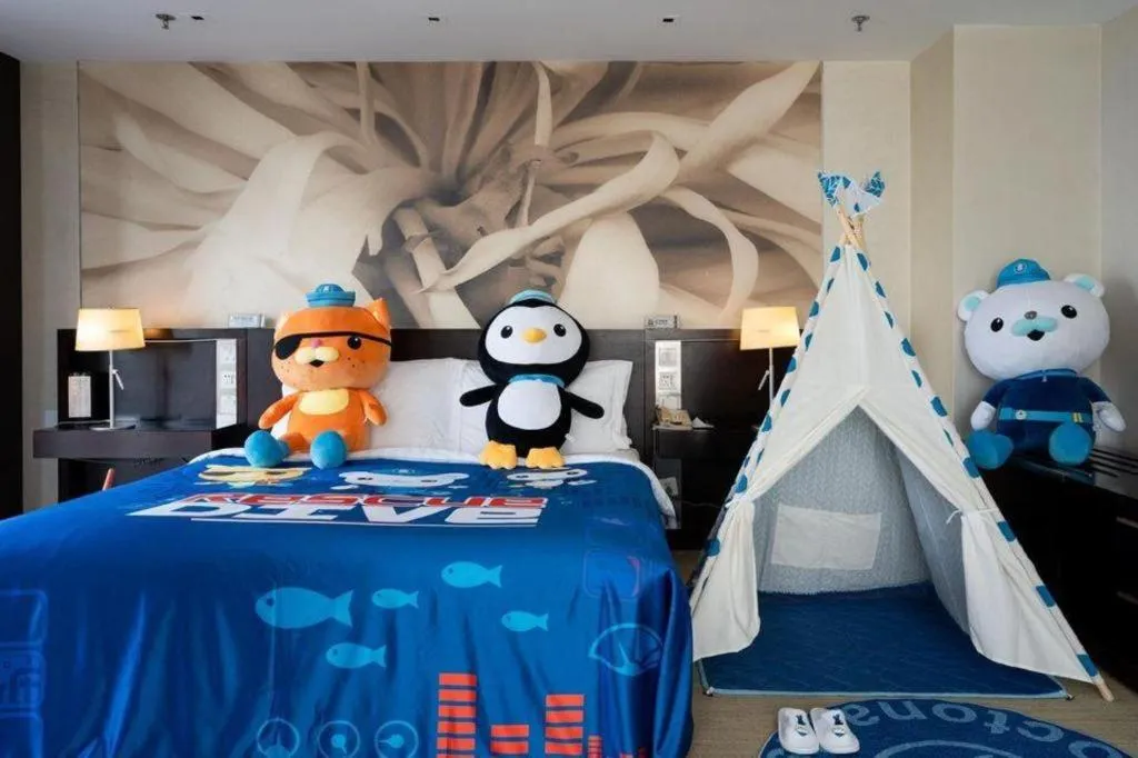 Bed in China National Convention Center Grand Hotel