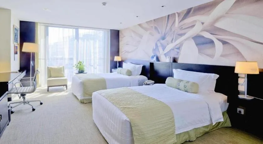 Bed in China National Convention Center Grand Hotel