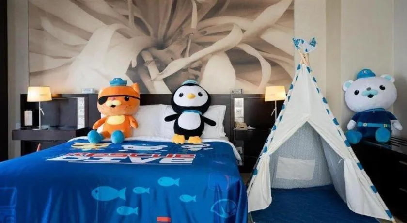 Bed in China National Convention Center Grand Hotel