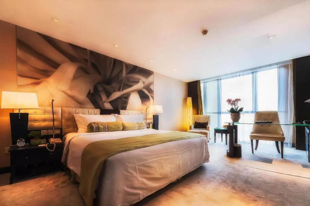 Bed in China National Convention Center Grand Hotel