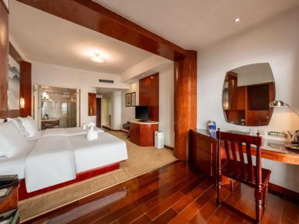 Bed in Expo Garden Hotel