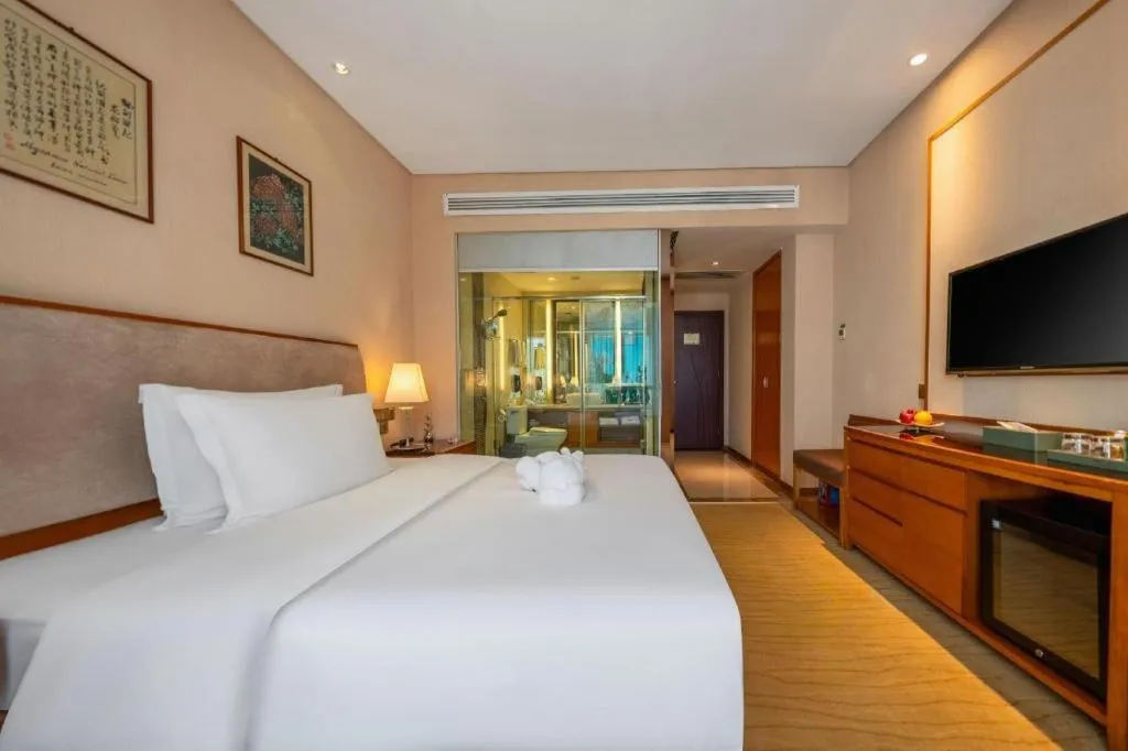 Bed in Expo Garden Hotel