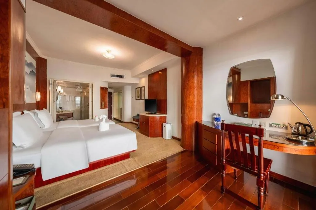 Bed in Expo Garden Hotel