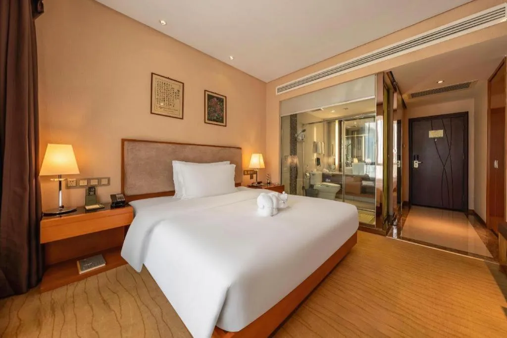 Bed in Expo Garden Hotel