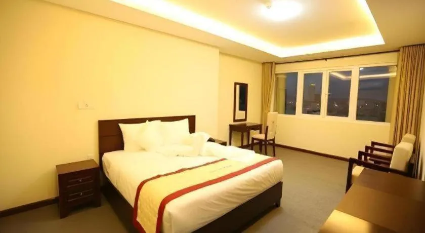 Bed in Tien Sa Hotel Da Nang