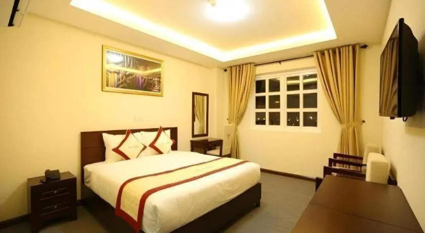 Bed in Tien Sa Hotel Da Nang