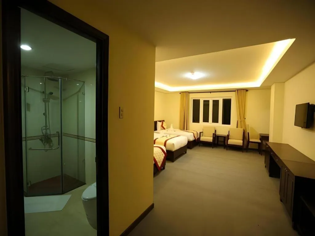 Bed in Tien Sa Hotel Da Nang