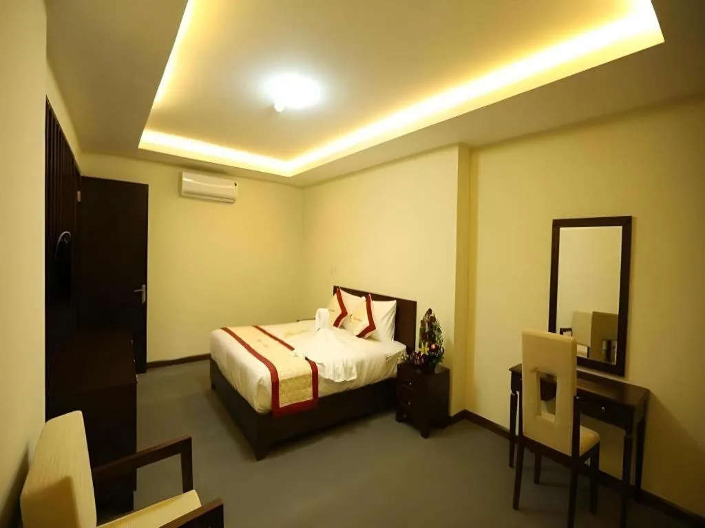 Bed in Tien Sa Hotel Da Nang