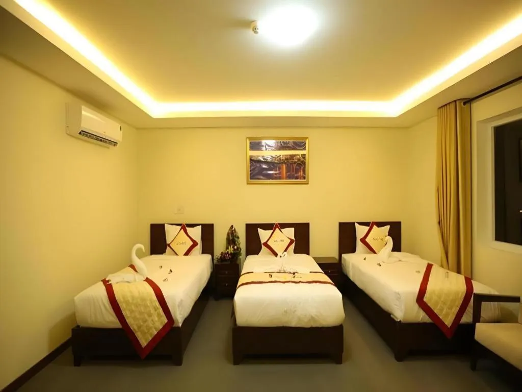 Bed in Tien Sa Hotel Da Nang