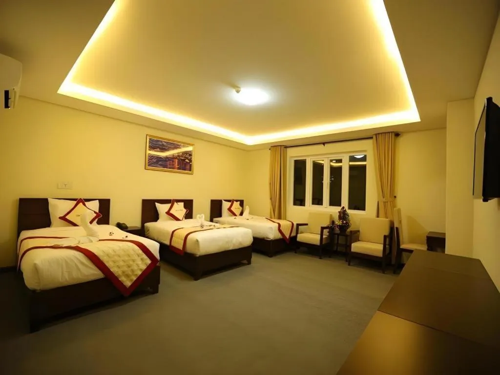 Bed in Tien Sa Hotel Da Nang