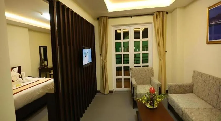 Bed in Tien Sa Hotel Da Nang