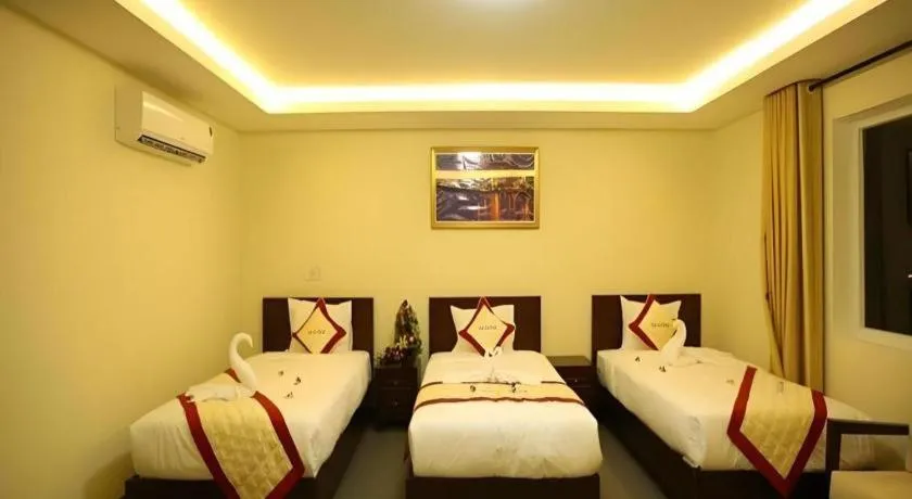 Bed in Tien Sa Hotel Da Nang