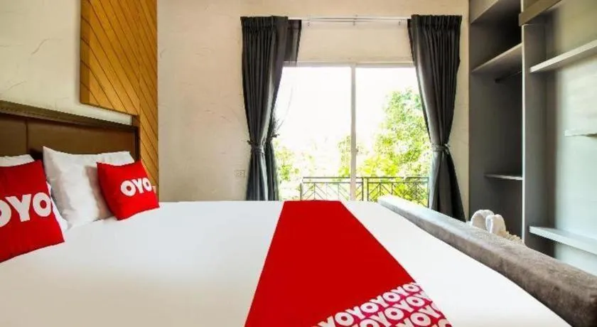 Bed in OYO 271 The Resort Romklao