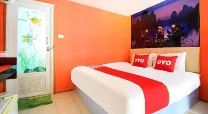 Bed in OYO 271 The Resort Romklao