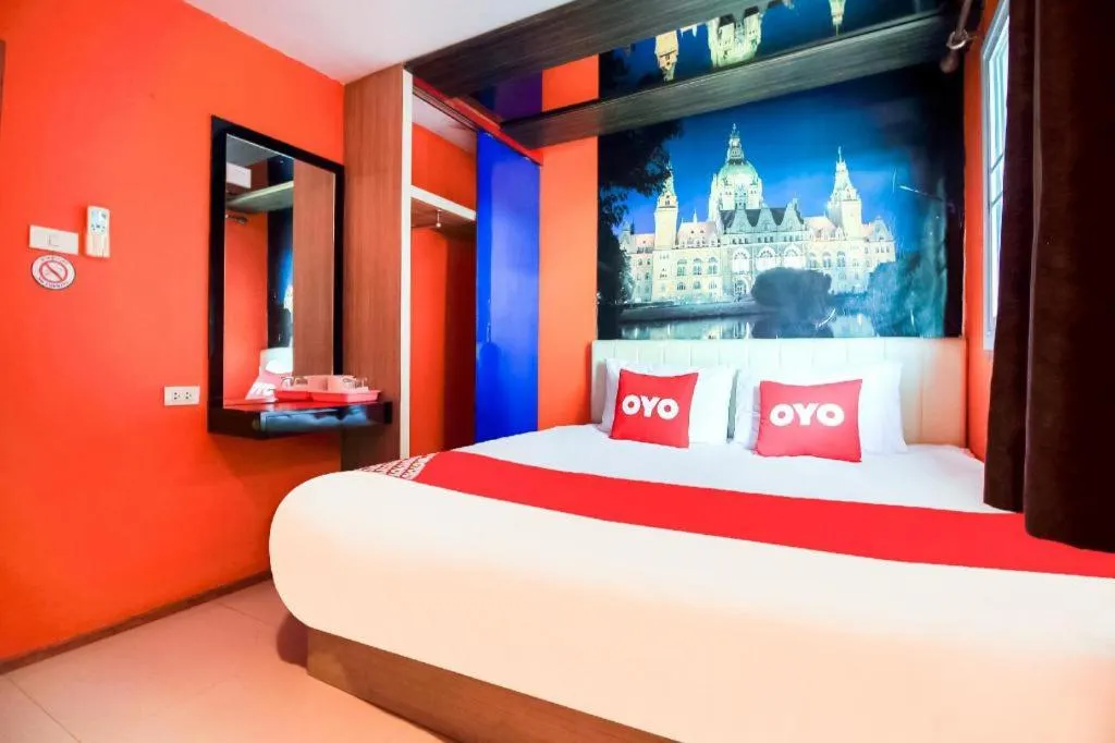 Bed in OYO 271 The Resort Romklao