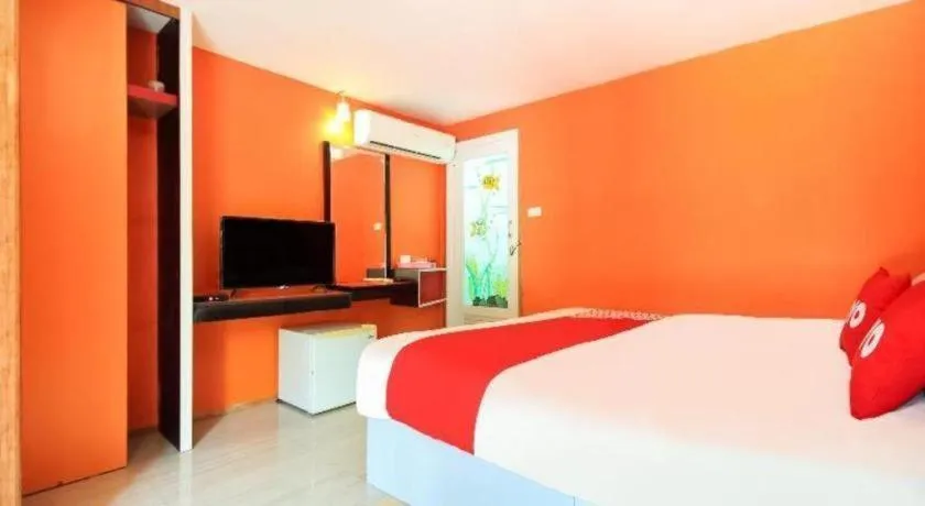 Bed in OYO 271 The Resort Romklao