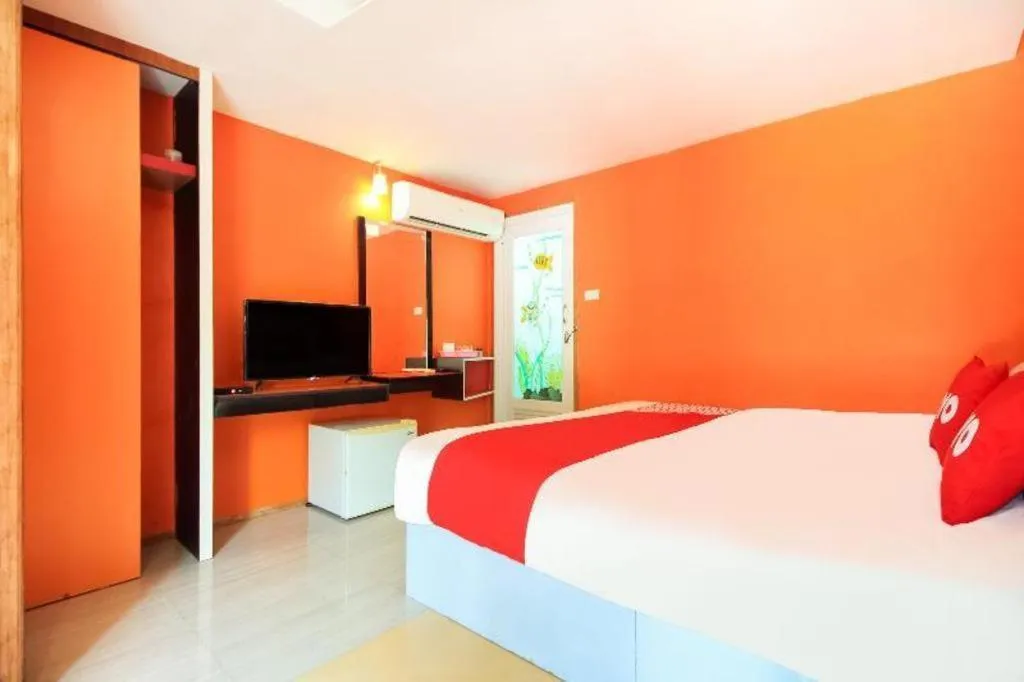 Bed in OYO 271 The Resort Romklao