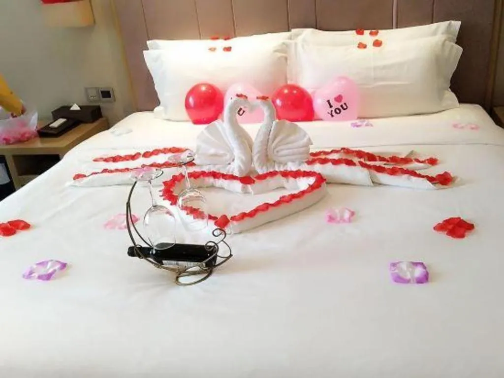 Bed in Lavande Hotel Guangzhou Tianhe Park Metro Station