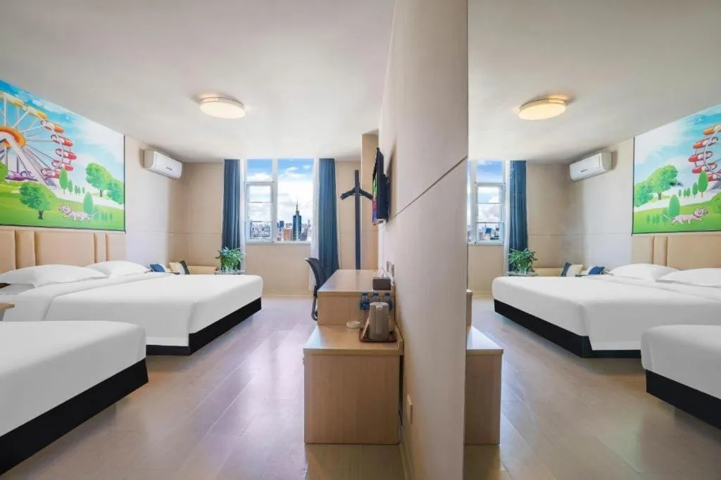 Bed in Jinjiang Inn Kunming Changshui Airport