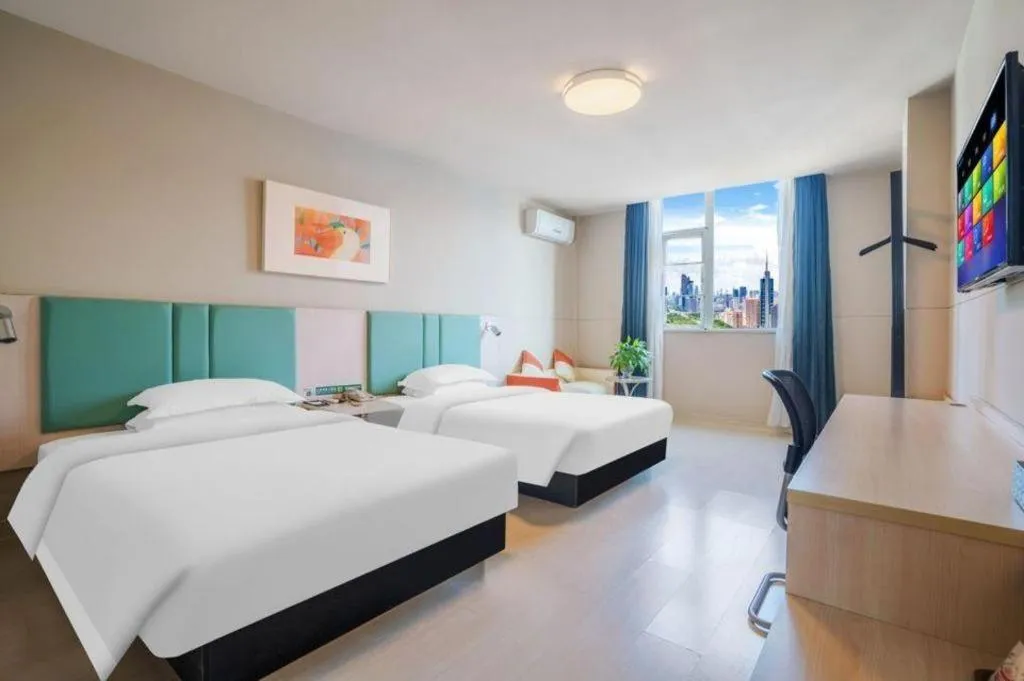 Bed in Jinjiang Inn Kunming Changshui Airport