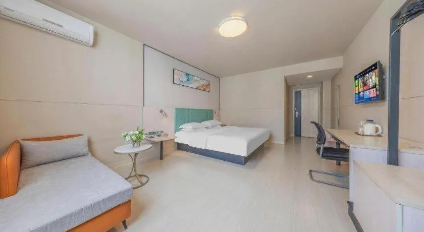 Bed in Jinjiang Inn Kunming Changshui Airport