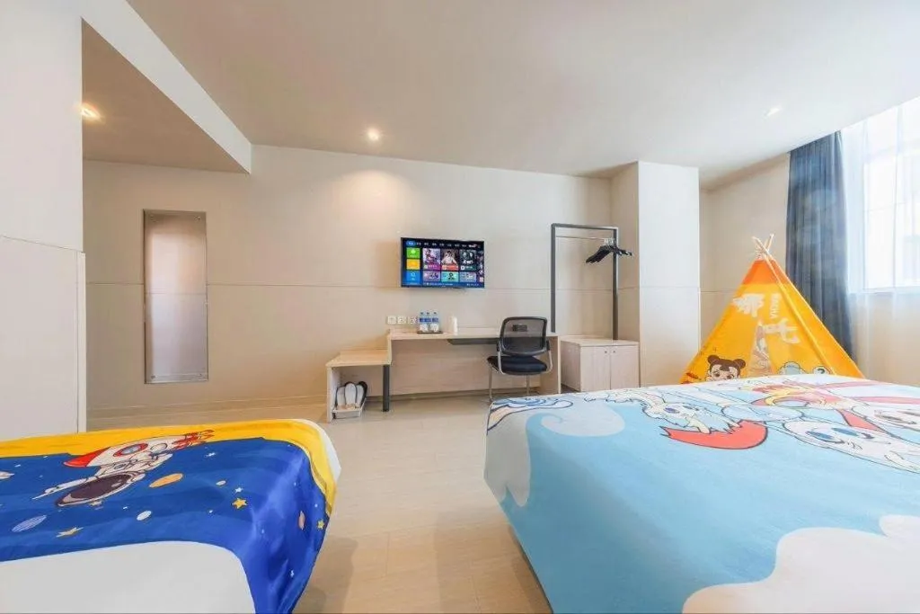 Bed in Jinjiang Inn Kunming Changshui Airport