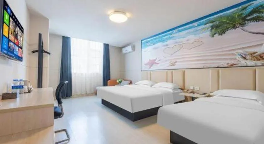 Bed in Jinjiang Inn Kunming Changshui Airport