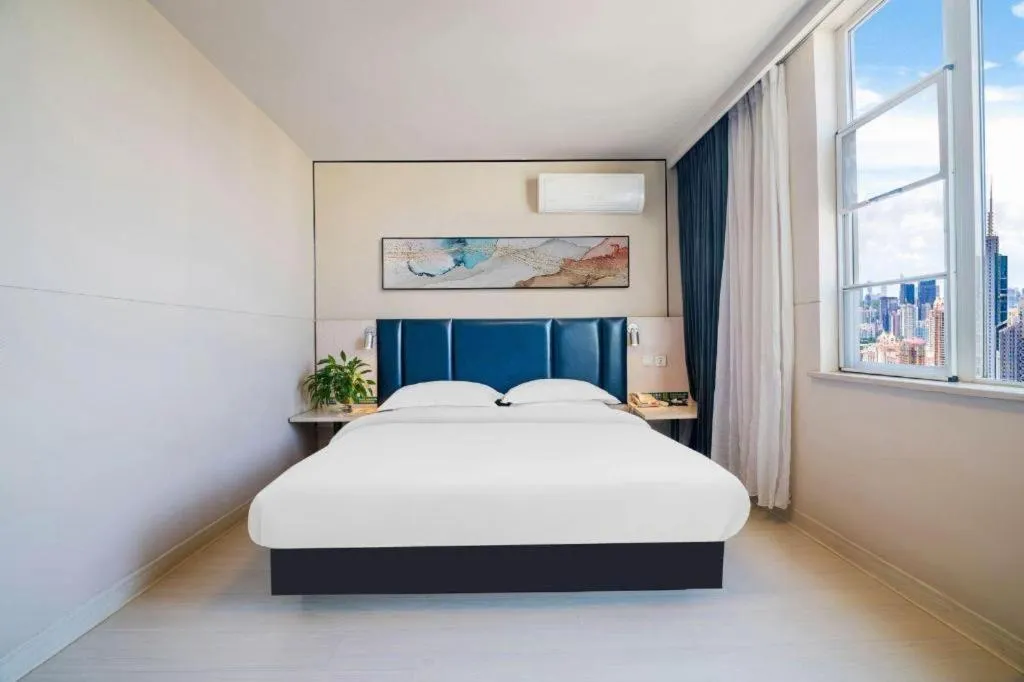 Bed in Jinjiang Inn Kunming Changshui Airport