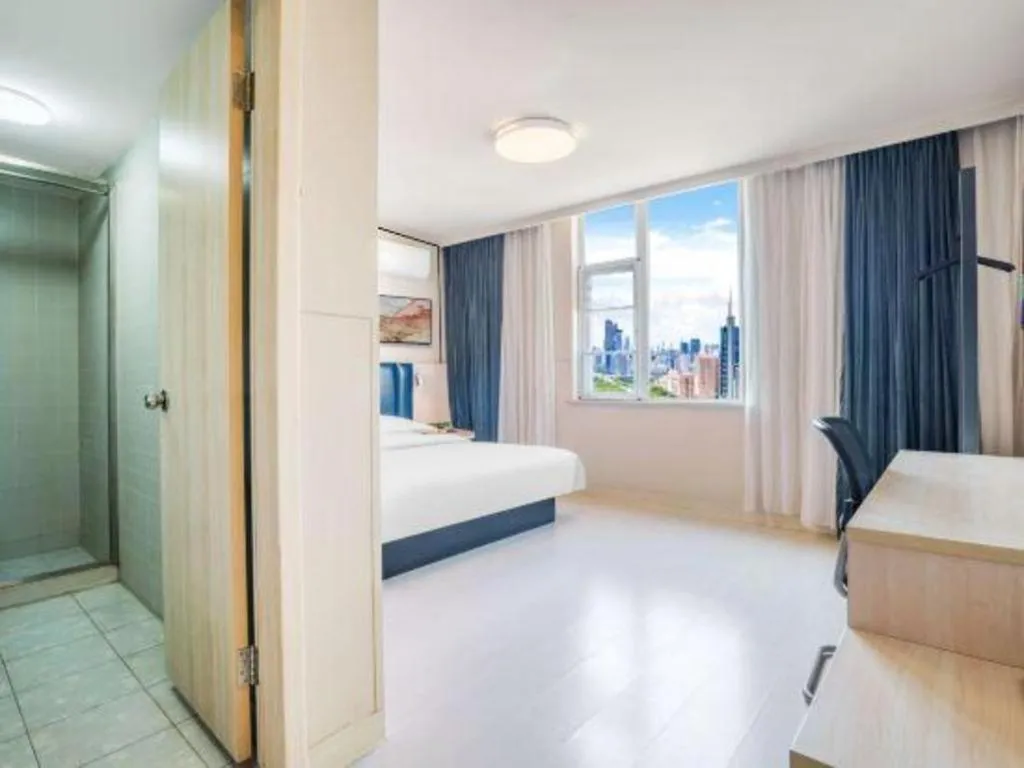 Bed in Jinjiang Inn Kunming Changshui Airport