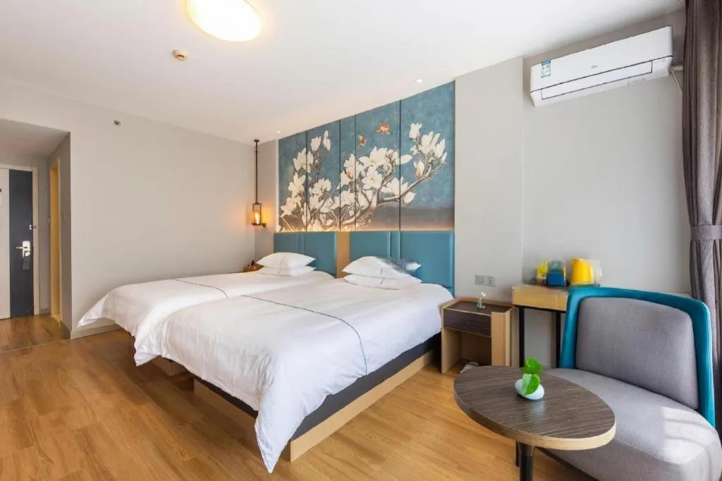 Bed in Jinjiang Inn Jinhua Binhong Road