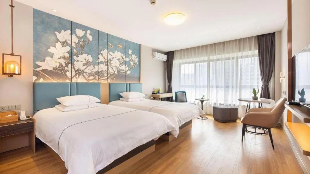 Bed in Jinjiang Inn Jinhua Binhong Road