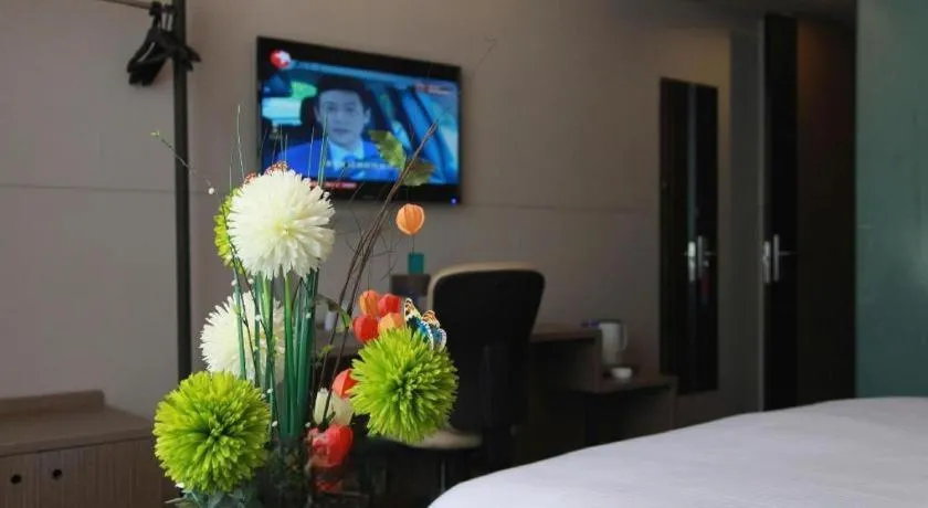 Bed in Jinjiang Inn Xi'an Zhonglou North Street Metro Station