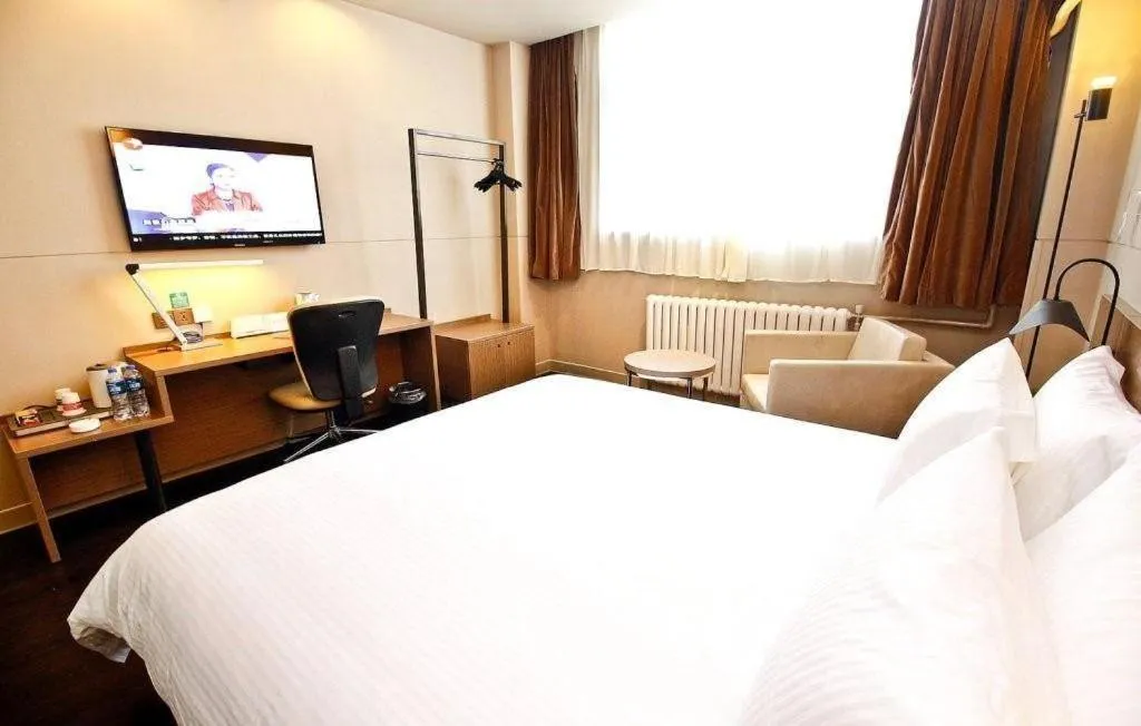 Bed in Jinjiang Inn Xi'an Zhonglou North Street Metro Station