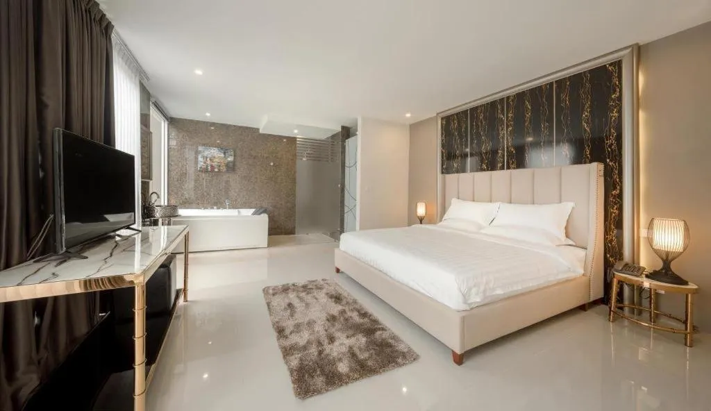 Bed in The Valen Resort